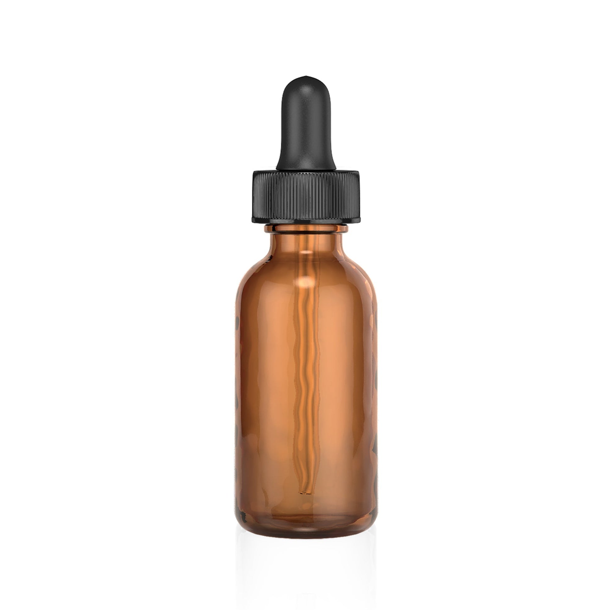 Boston Round Amber (Glass) - NEXT BEAUTY LABS