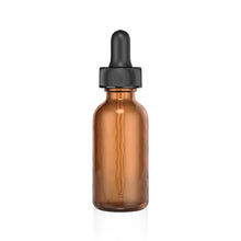 Boston Round Amber (Glass) - NEXT BEAUTY LABS
