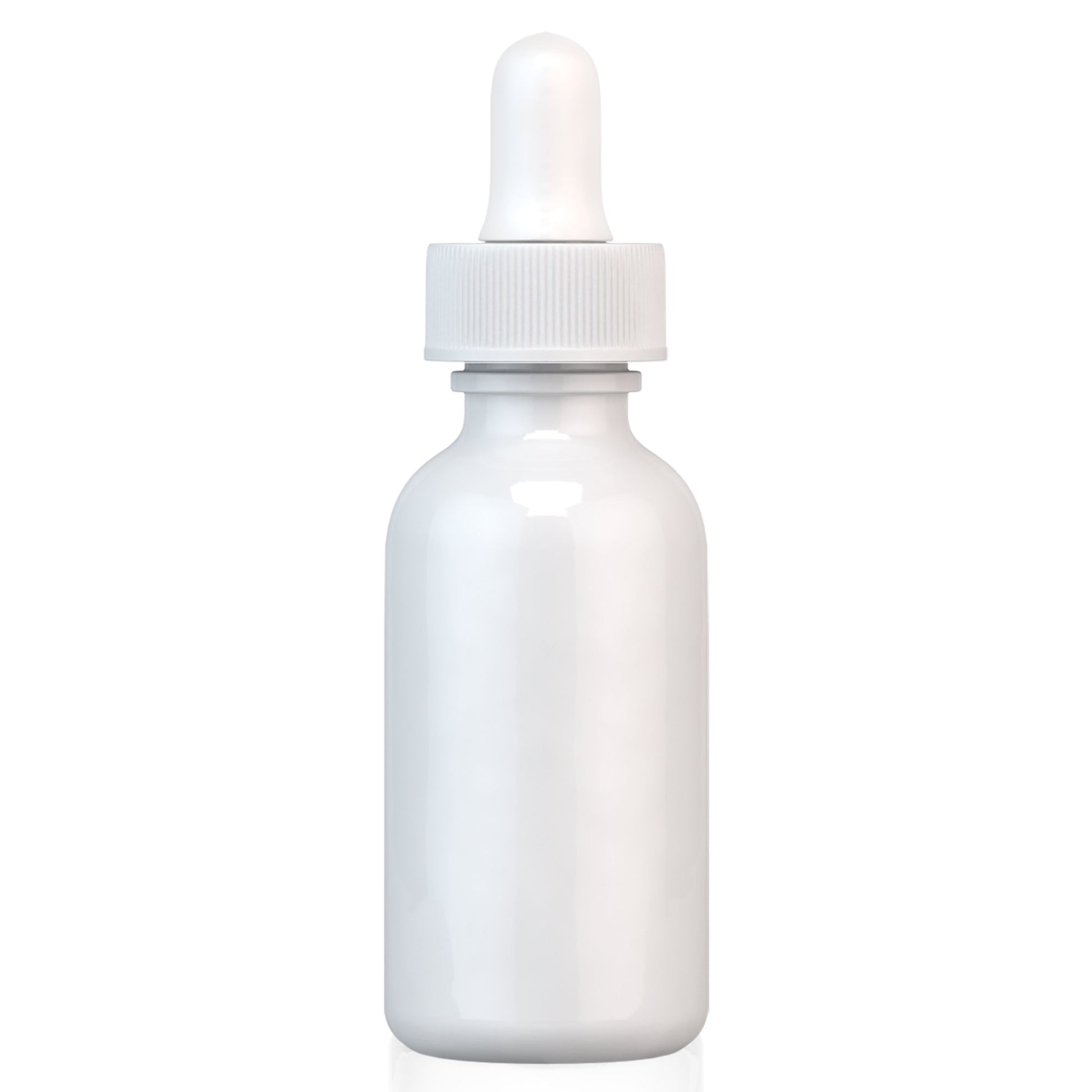 Boston Round Shiny White (Glass) - NEXT BEAUTY LABS