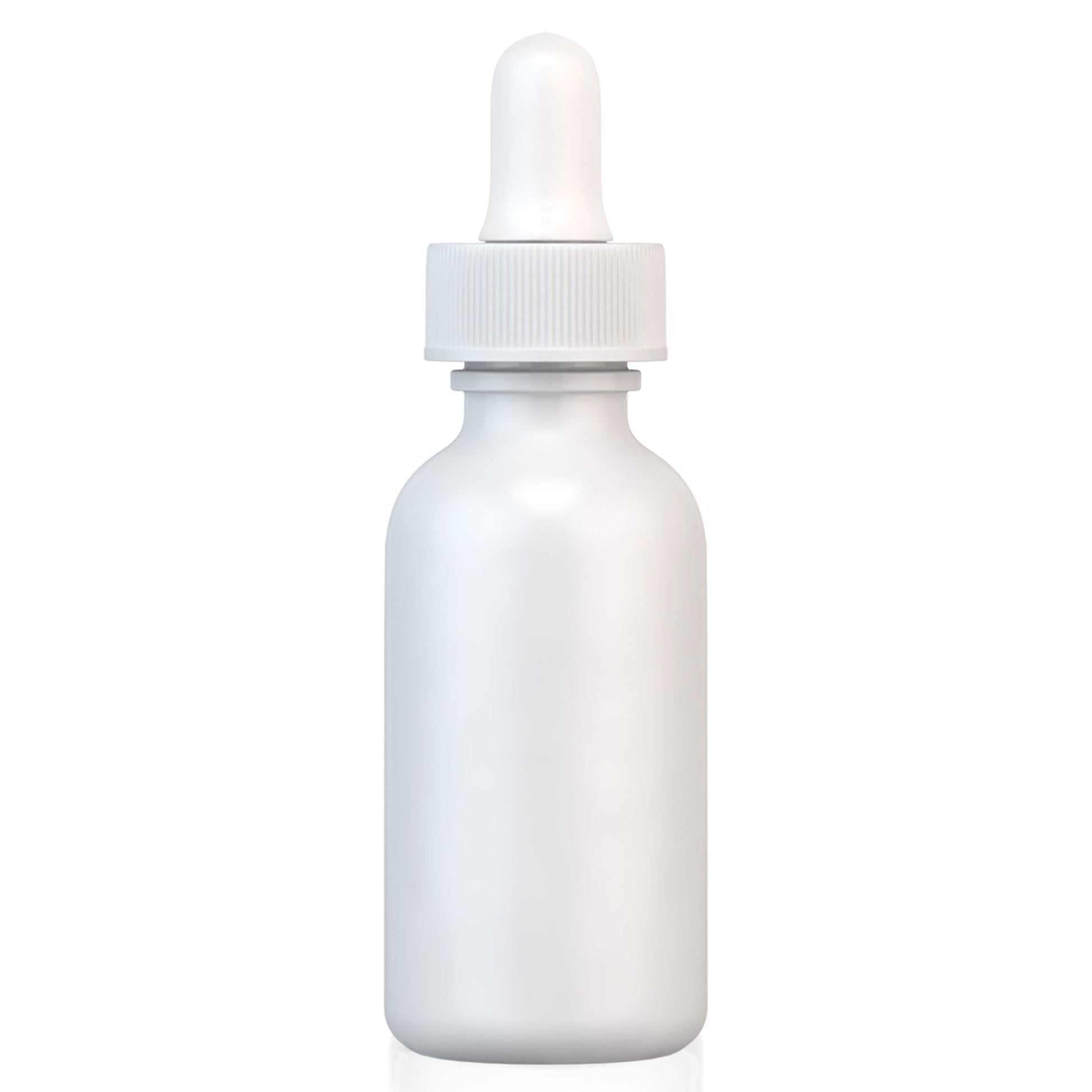 Boston Round White Matte (Glass) - NEXT BEAUTY LABS