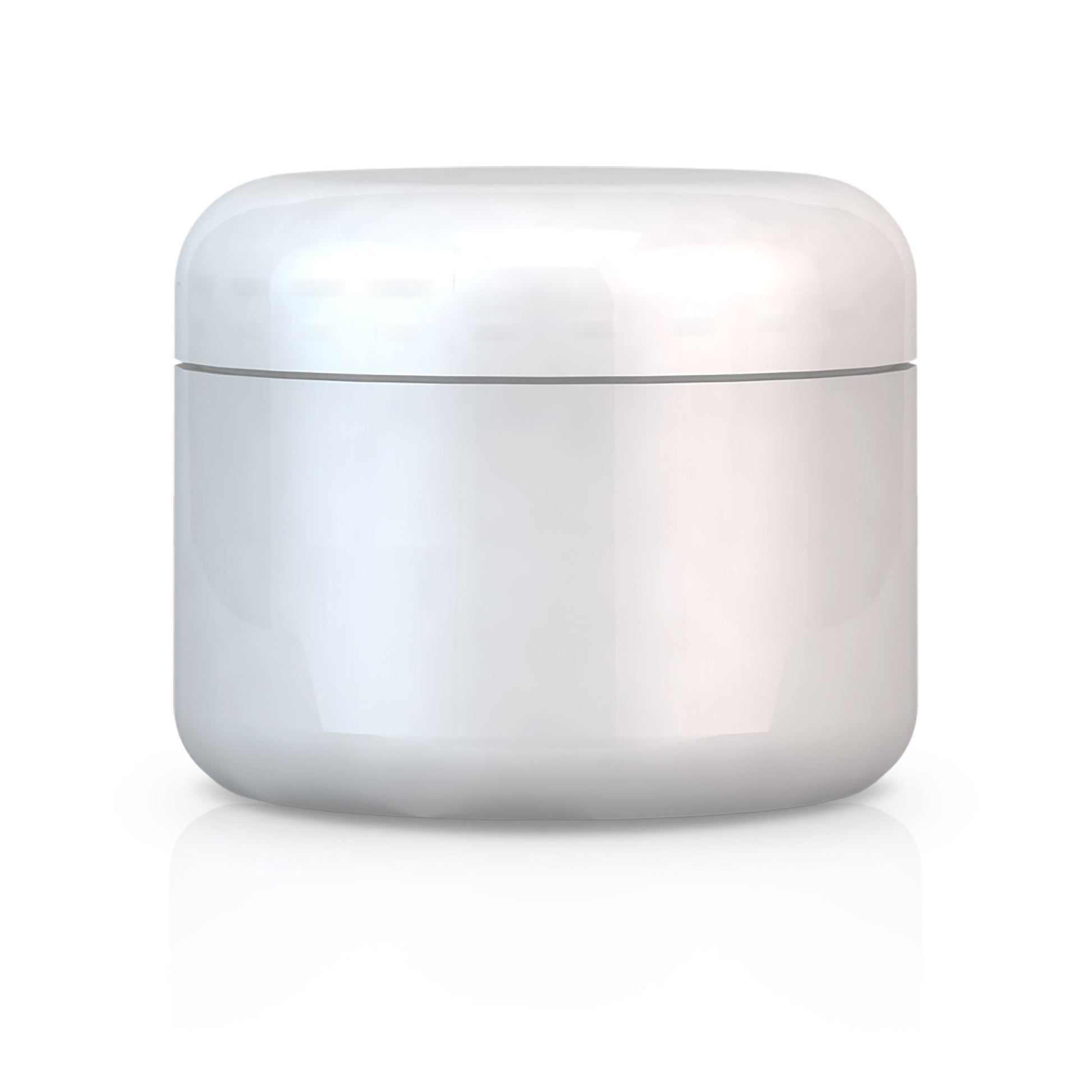 Double Wall Jar White - NEXT BEAUTY LABS