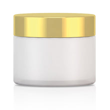 Glacier Jar Frosted Shiny Gold Cap - NEXT BEAUTY LABS