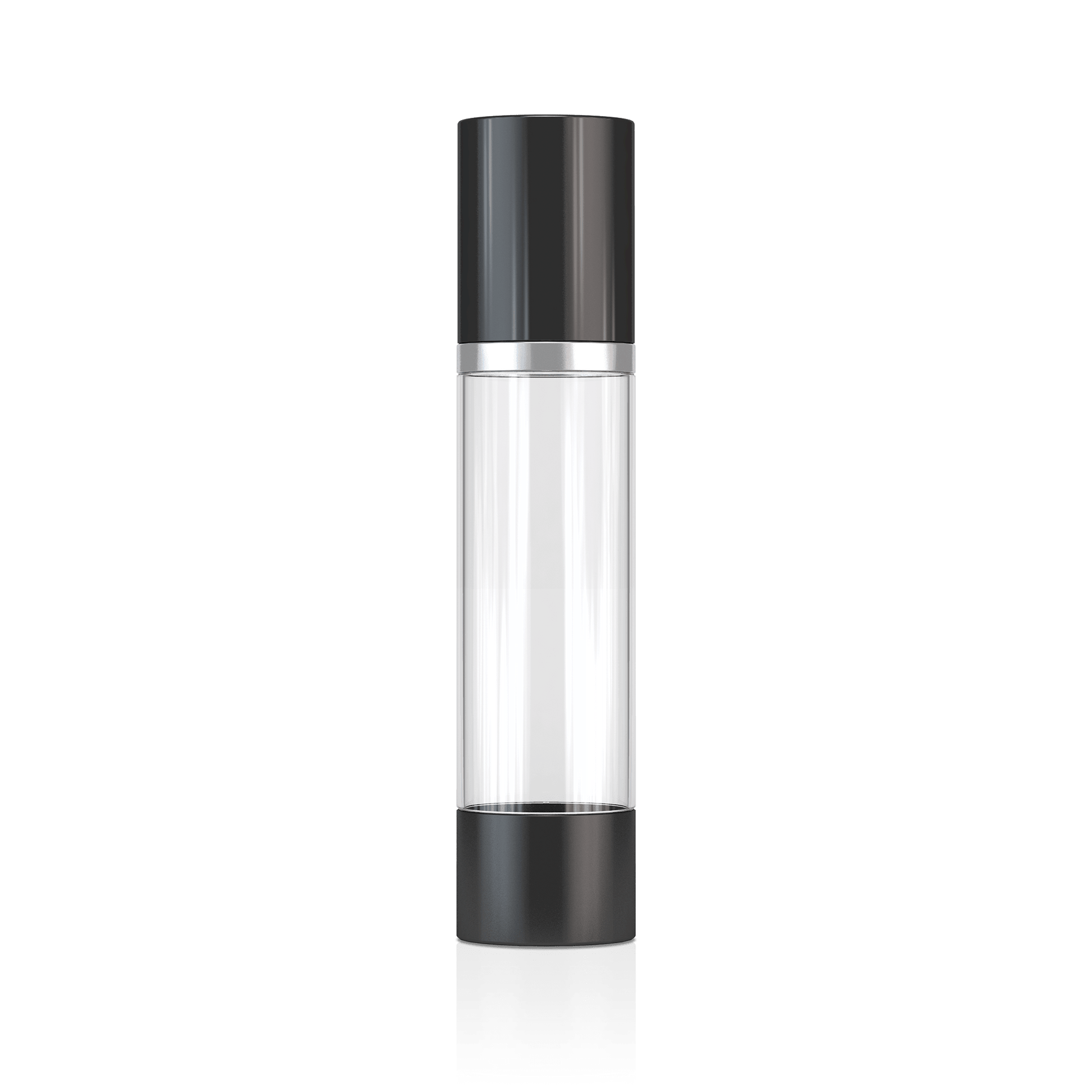 Morgen Airless Clear Black Trim - NEXT BEAUTY LABS
